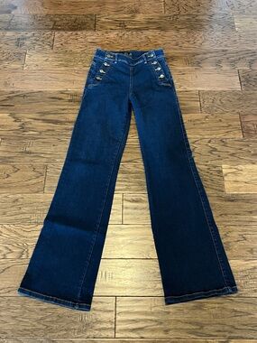 Ela Jeans Flare Leg High Rise Size 8